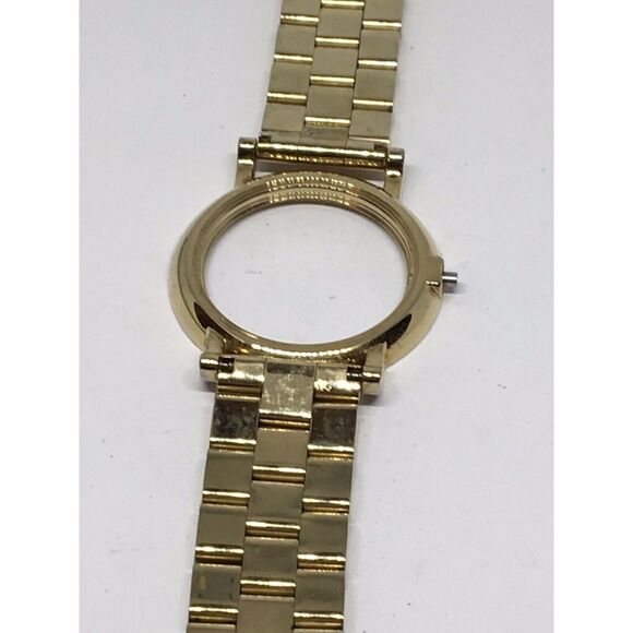 Michael Kors Watch Bracelet Links Case Use For Parts 18mm Band Gold A766 - Picture 7 of 8